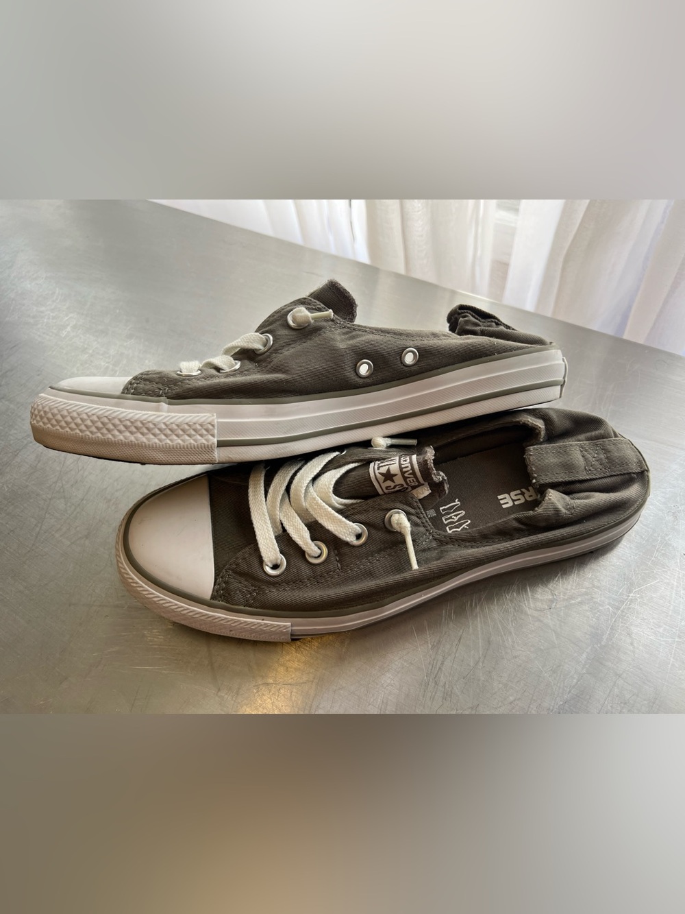 Converse Low Top Canvas Sneakers Slip On Style